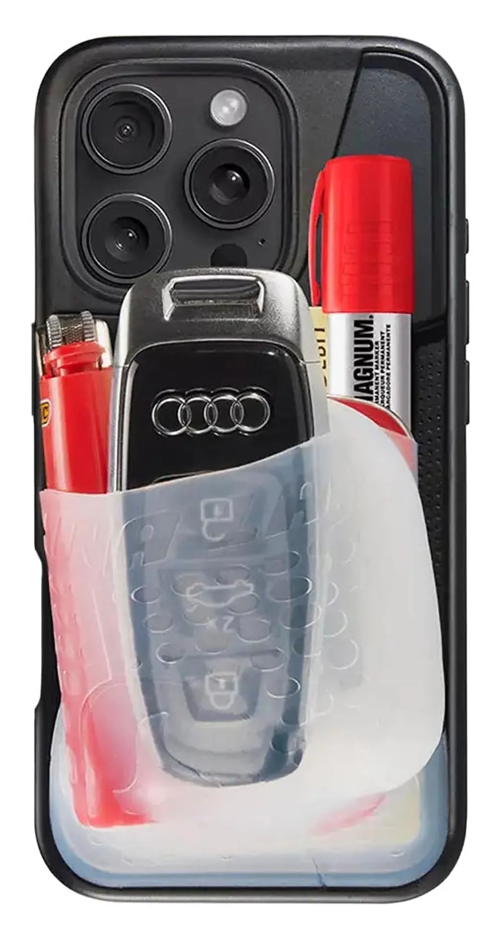 Ninja Labs Flex Pouch Case for iPhone 16 Pro Max / Flexible Front