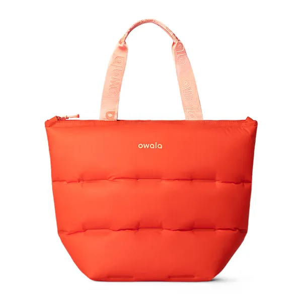 Owala Puffer Tote / 13L / Insulated to Keep Items Cool / Foldable / Hot Stuff