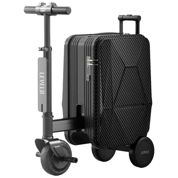 Levelo Spark-E Smart Luggage / Built-in Electric Scooter / 20L Storage / Supports up to 110kg