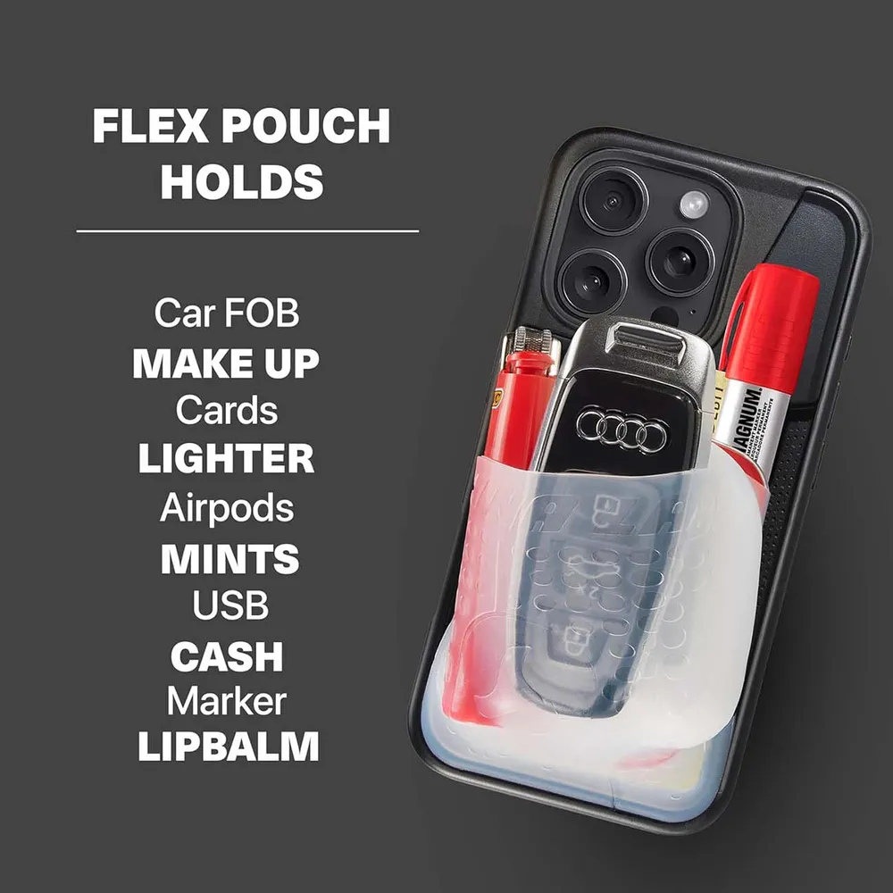 Ninja Labs Flex Pouch Case for iPhone 16 Pro Max / Flexible Front