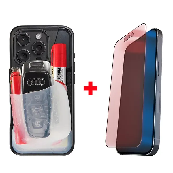 Ninja Labs Flex Pouch Case for iPhone 16 Pro Max / Flexible Front