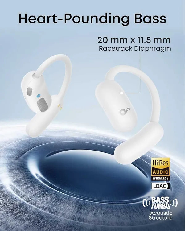 Soundcore AeroFit 2 Wireless Earbuds / AI Translation / 42H Use
