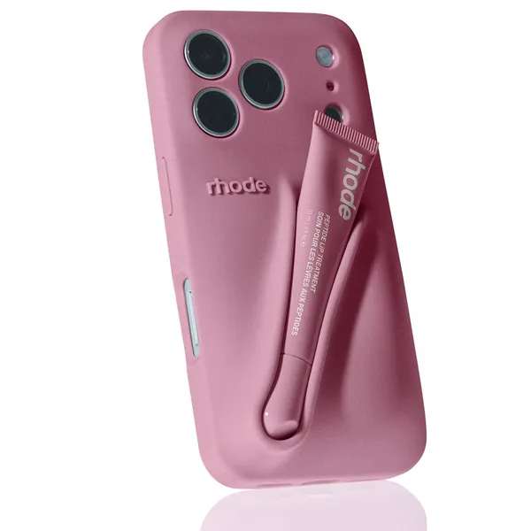 rhode snap-on lip case iPhoneケース pretzel Rhode Lip Case For Iphone 17 Pro / Soft Silicone / Pretzel in Qatar