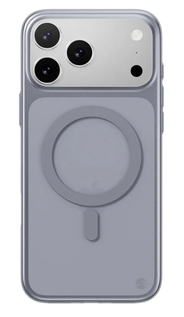 Rhode Lip Case for iPhone 17 Pro Max / Soft Silicone / Grey in Qatar